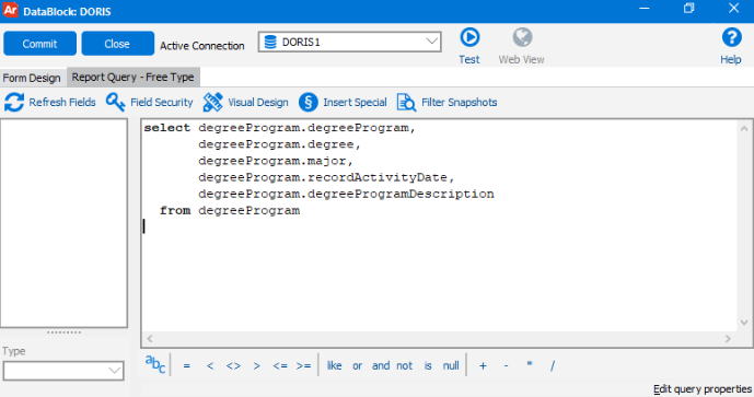 Free Type Editor.